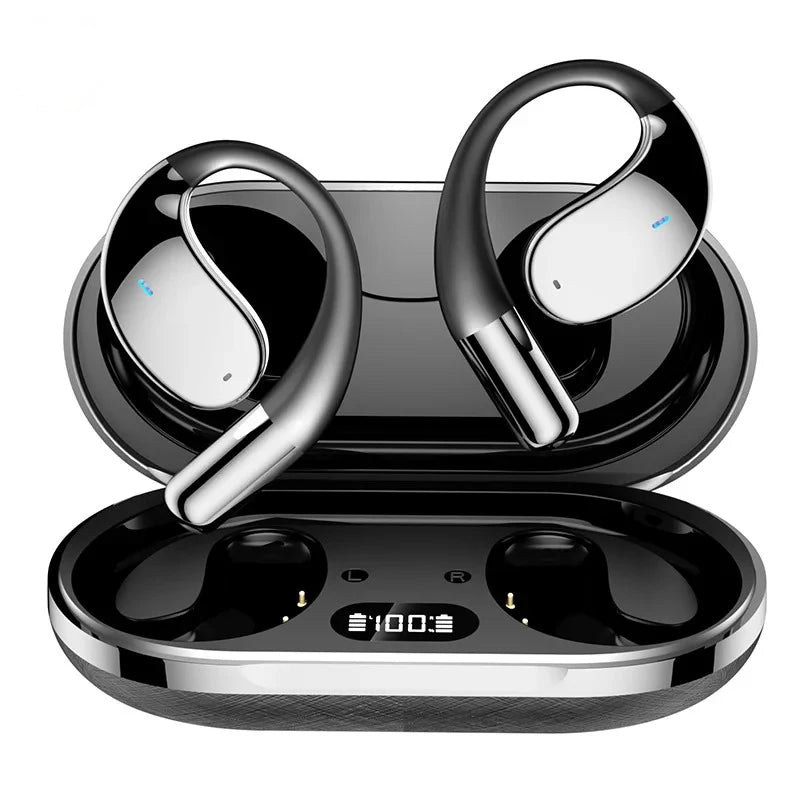 EARDECO Business Auriculares Bluetooth Auriculares inalámbricos Auriculares estéreo de graves Auriculares deportivos con micrófono Audifonos