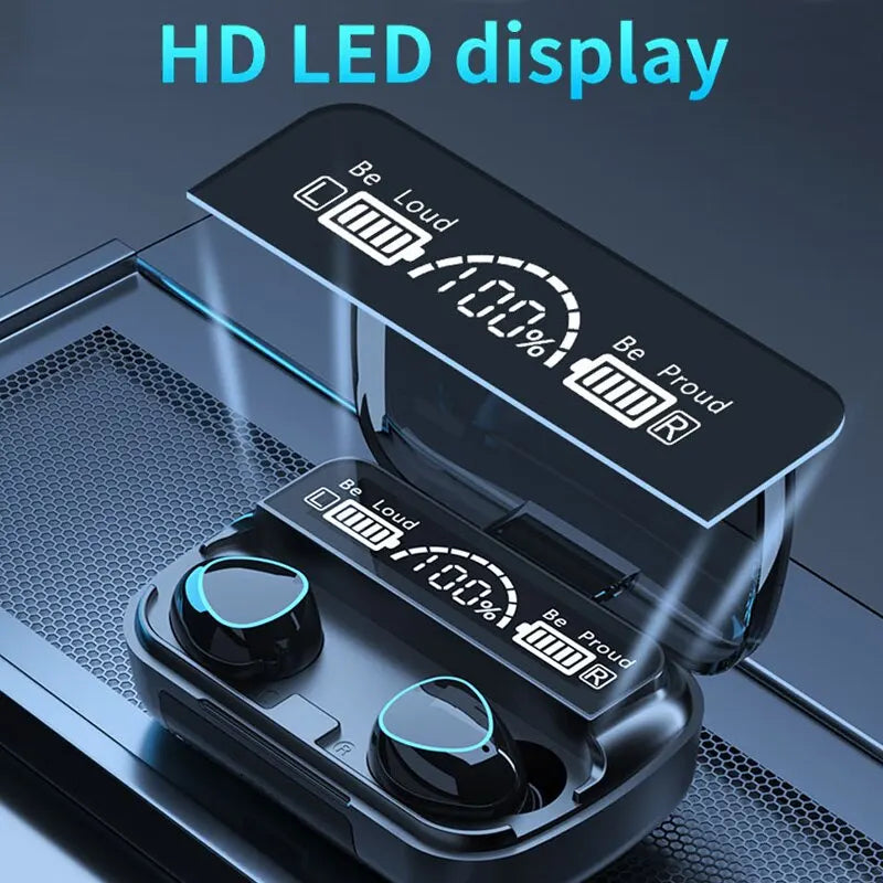 Auriculares TWS Auriculares inalámbricos Bluetooth deportivos con micrófono Fone De Ouvido Auriculares intrauditivos Gamer Auriculares Power Bank
