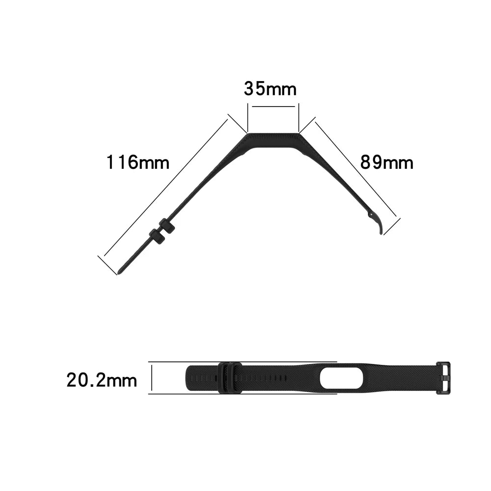 Correa de reloj para Garmin Vivosmart 5, correa con funda, correa de reloj deportivo, marco de bisel de muñeca de silicona suave para Smart5