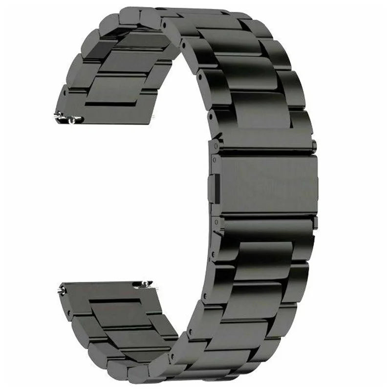 Correa de reloj de acero inoxidable de 18 mm, 20 mm y 22 mm, liberación rápida, reemplazo compatible con reloj inteligente, reloj tradicional
