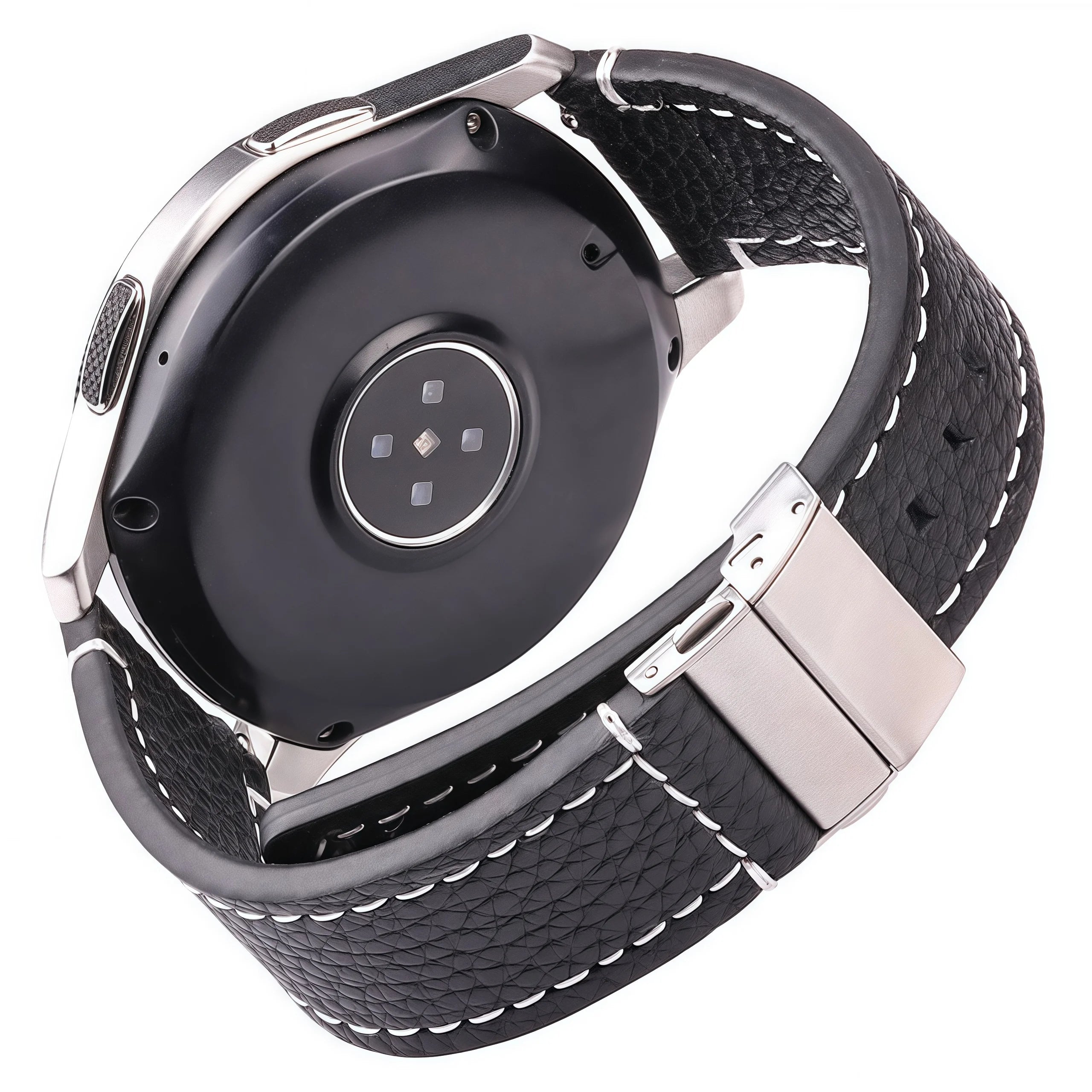 Correa de reloj inteligente de cuero genuino suave 18 20 22 24mm correa de cuero de vaca para hombres y mujeres pulsera de reloj de liberación rápida marrón negro