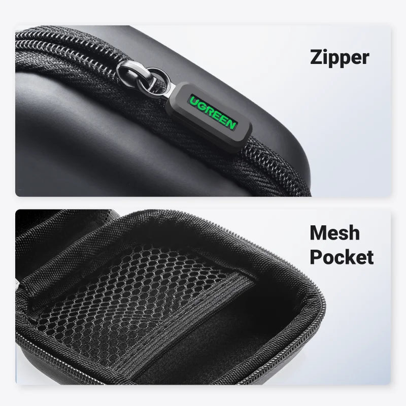 UGREEN-funda dura para auriculares, bolsa para Airpods, almohadillas para los oídos Sennheiser, accesorios para auriculares inalámbricos con Bluetooth