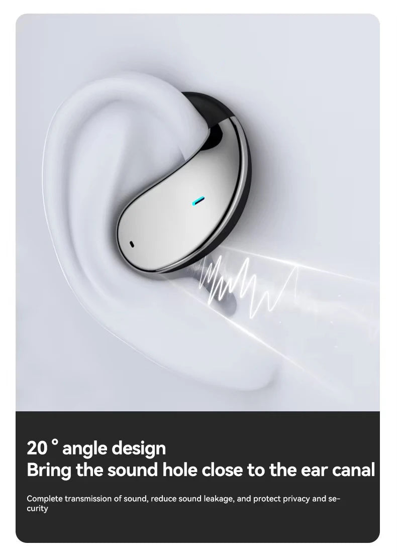 EARDECO Business Auriculares Bluetooth Auriculares inalámbricos Auriculares estéreo de graves Auriculares deportivos con micrófono Audifonos
