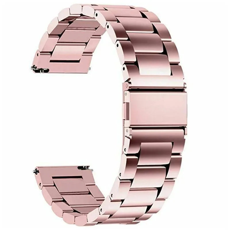 Correa de reloj de acero inoxidable de 18mm, 20mm y 22mm, liberación rápida, repuesto Compatible con Smartwatch, reloj tradicional
