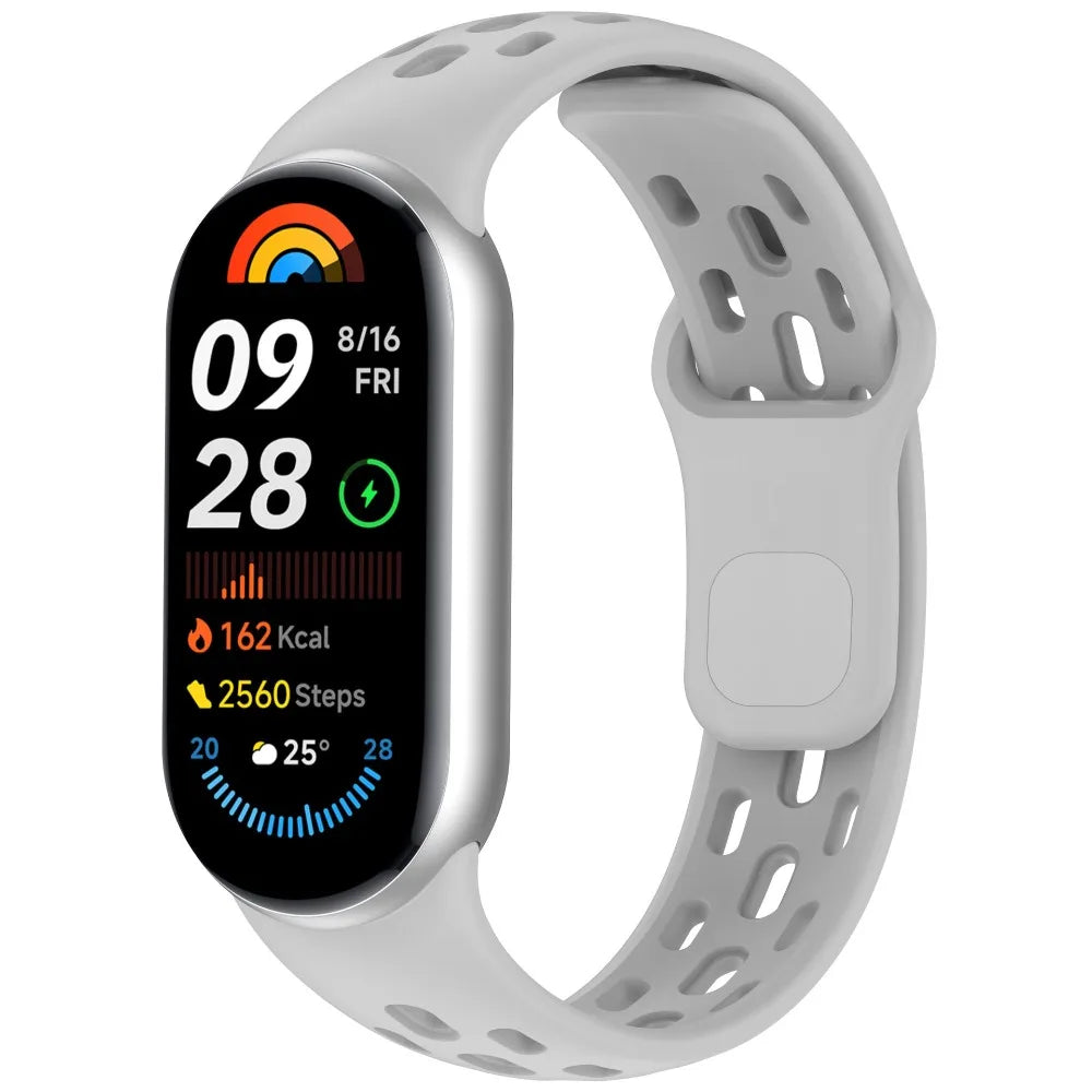 Nueva correa de TPU suave, repuesto transpirable, accesorios de correa de reloj inteligente, pulsera deportiva, cinturón para Mi Band 10 9 8