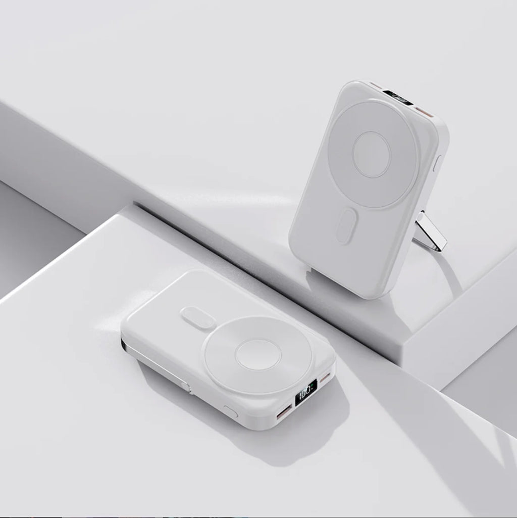 Banco de energía portátil de 20000mAh, estación de carga inalámbrica de carga rápida de 22,5 W para iPhone, iWatch y Galaxy Watch para teléfonos Airpods