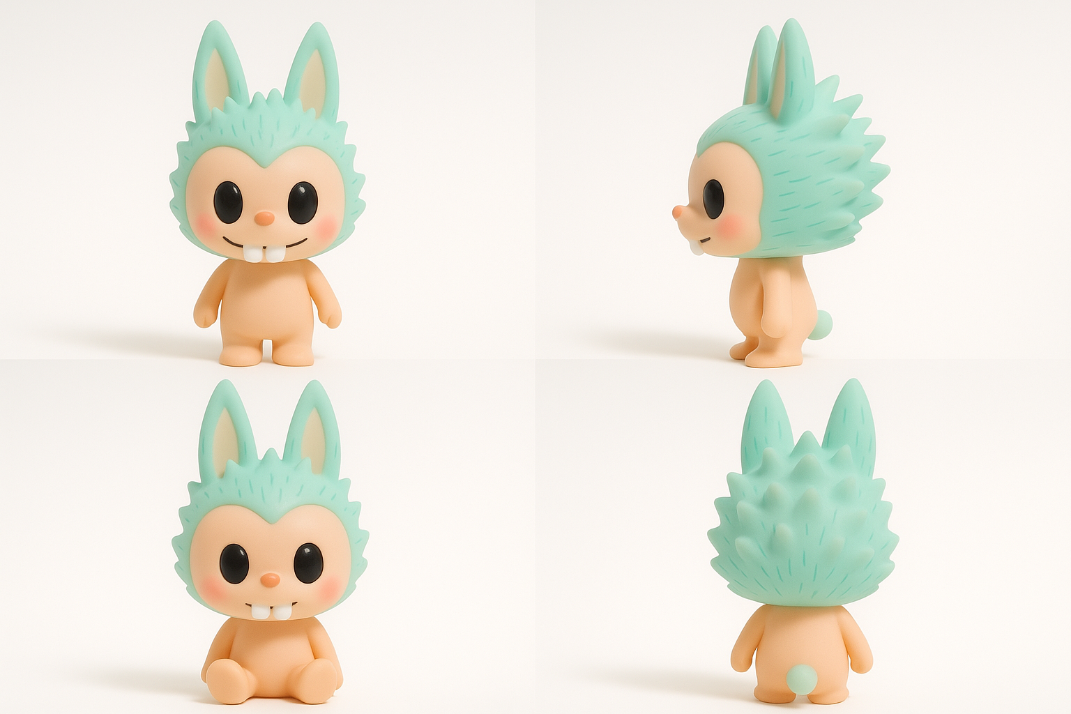 Labubu en diferentes poses