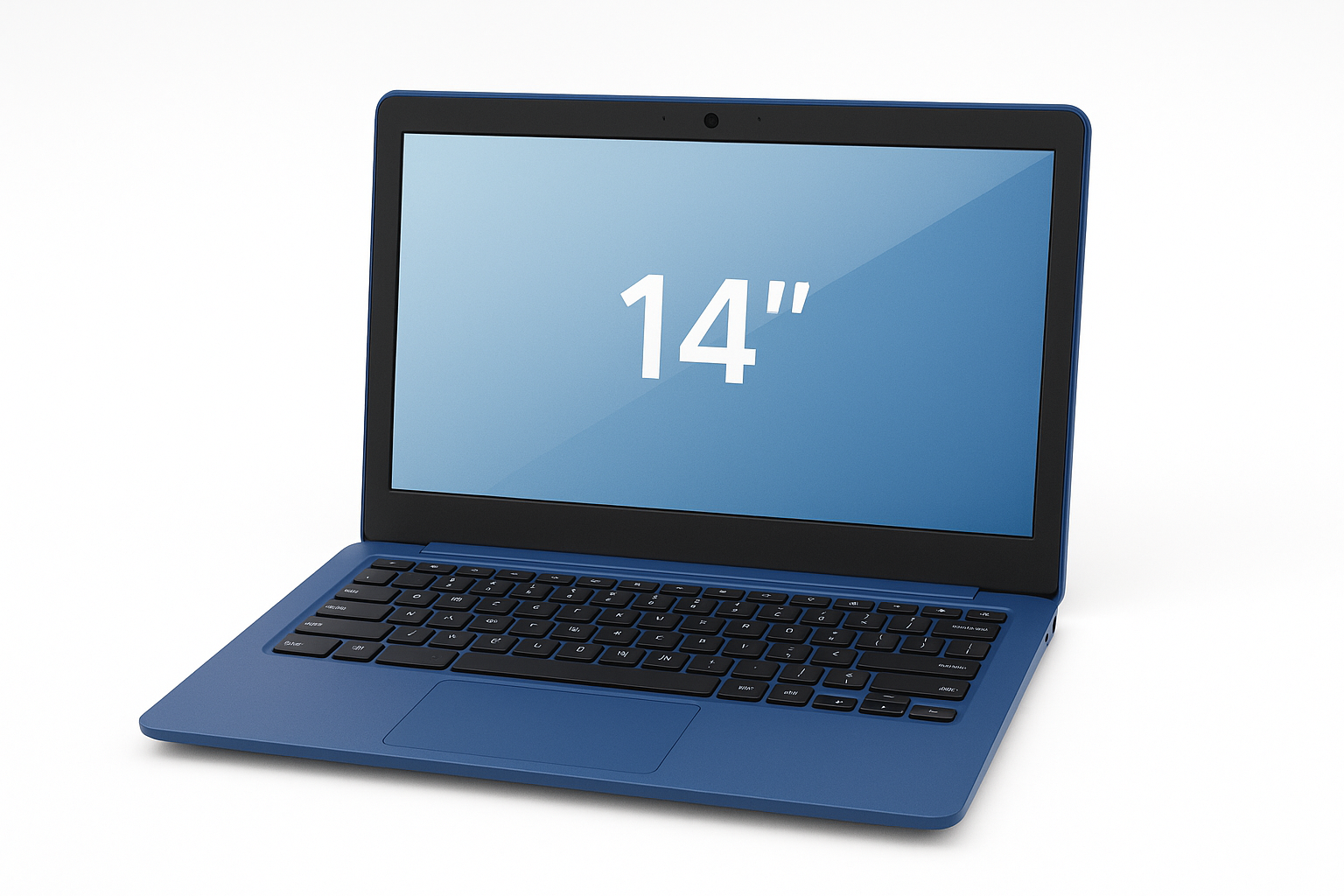 Laptop económico azul